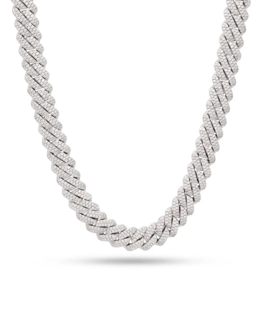 12mm Iced Diamond Cut Miami Cuban Link Chain