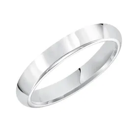 14k White Gold 4MM Comfort Fit Band Size 10.5