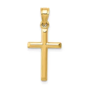 14K Y Gold Cross 21mm x 11.5mm