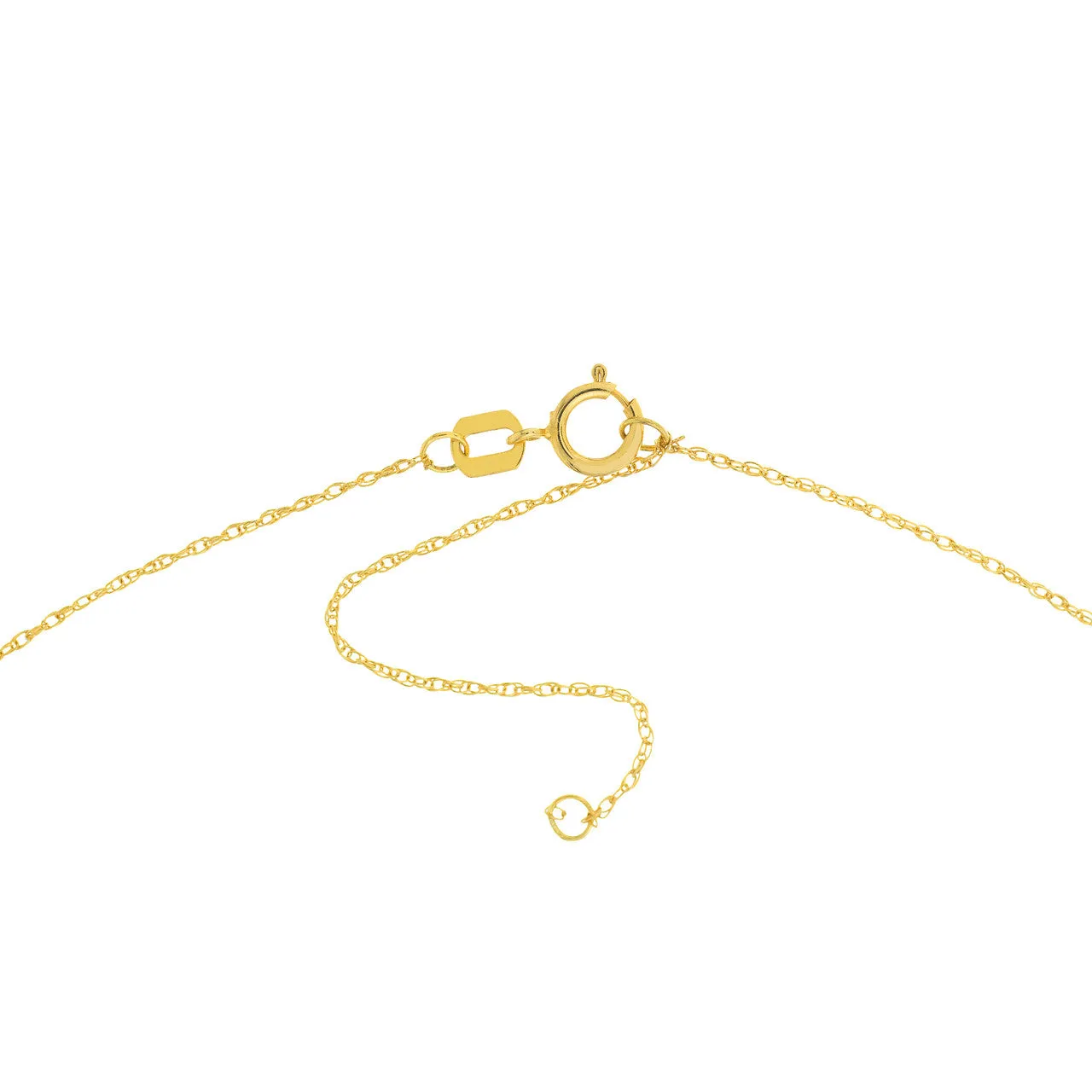 14K Yellow Gold Mini Cactus Pendant Necklace