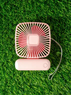 1pc Mini Electric Fan & 1pc Data Cable