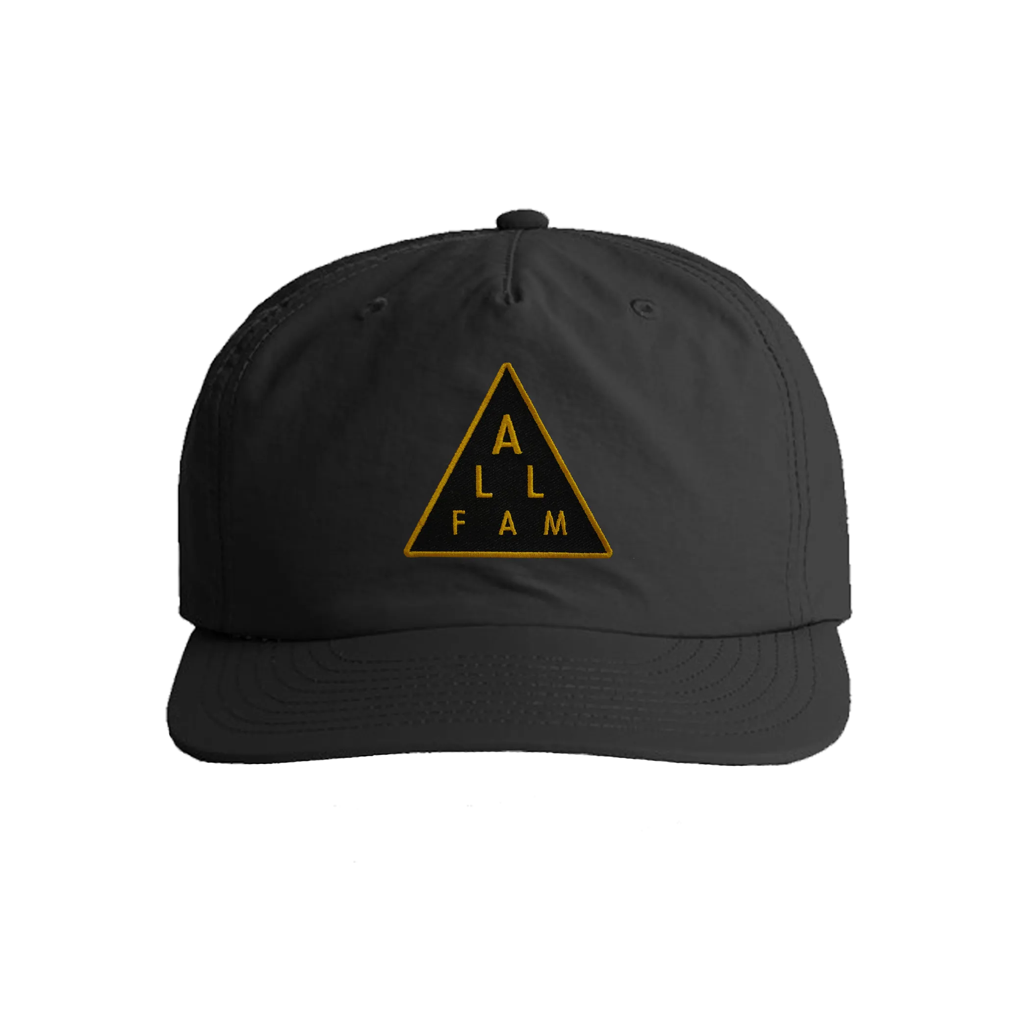 2 TRIANGLE PATCH SURF CAP BLK