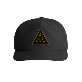 2 TRIANGLE PATCH SURF CAP BLK