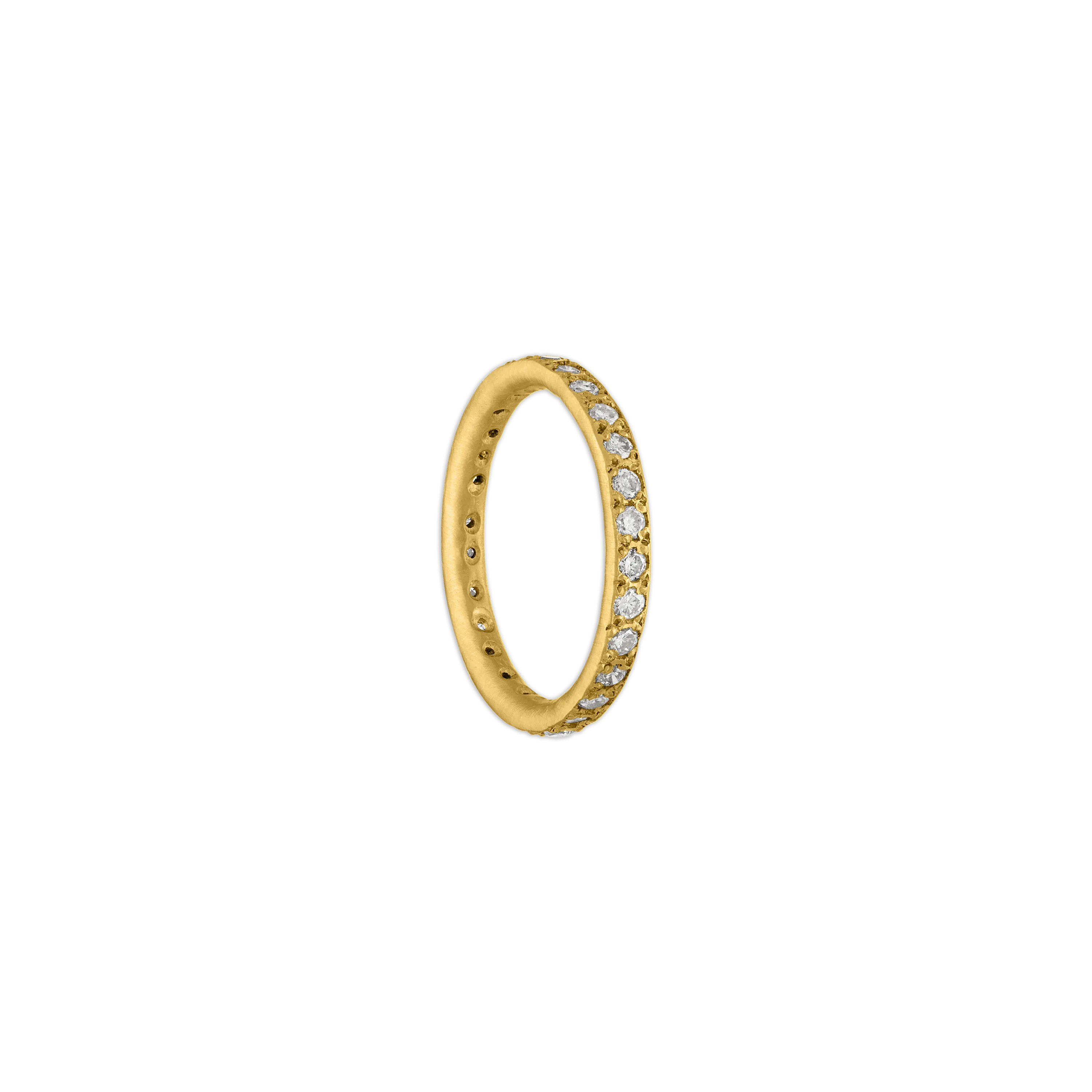 2.5mm Diamond Pavé Band