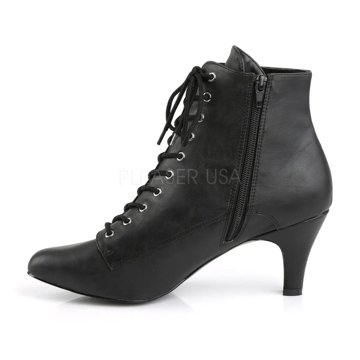 3 Inch Heel DIVINE-1020 Black Pu