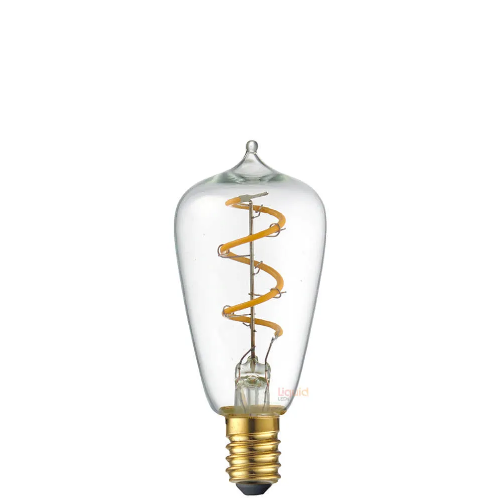 3W Mini Edison Spiral LED Bulb E14 in Extra Warm