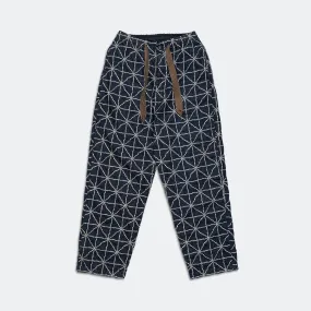 8oz Denim FOLK-DOJO Embroidery EASY Pants - Dark