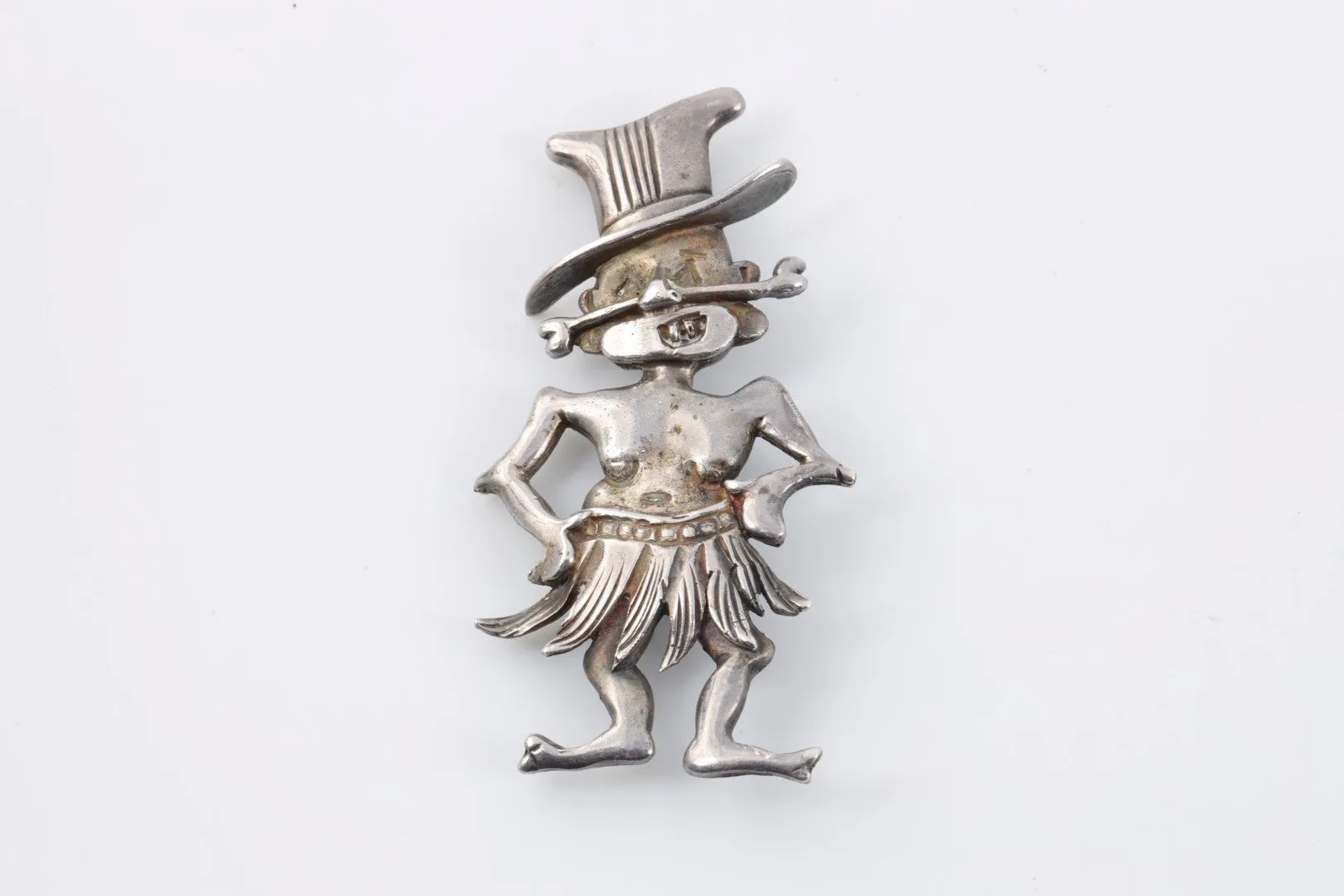 925 Silver Vintage Tribesman Voodoo Pin (29.50g.)