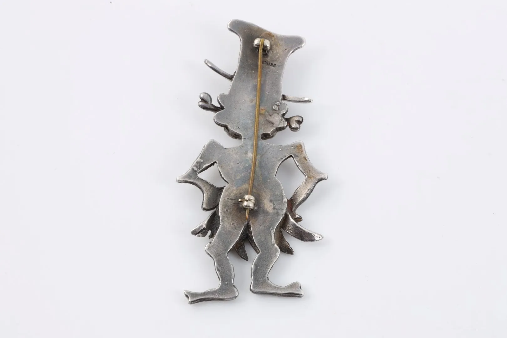 925 Silver Vintage Tribesman Voodoo Pin (29.50g.)