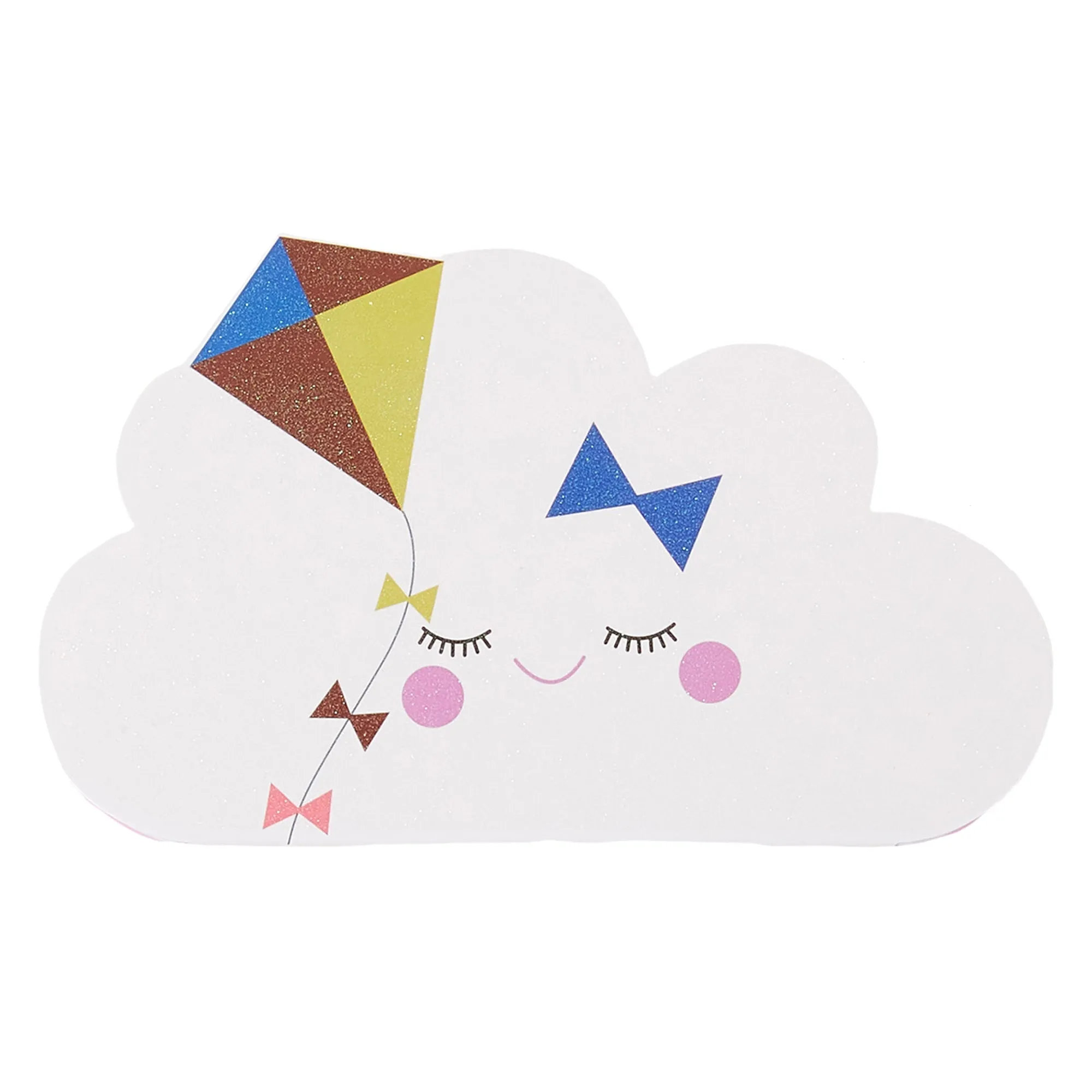 Accessorize London Girl's Sparkle Cloud Notebook