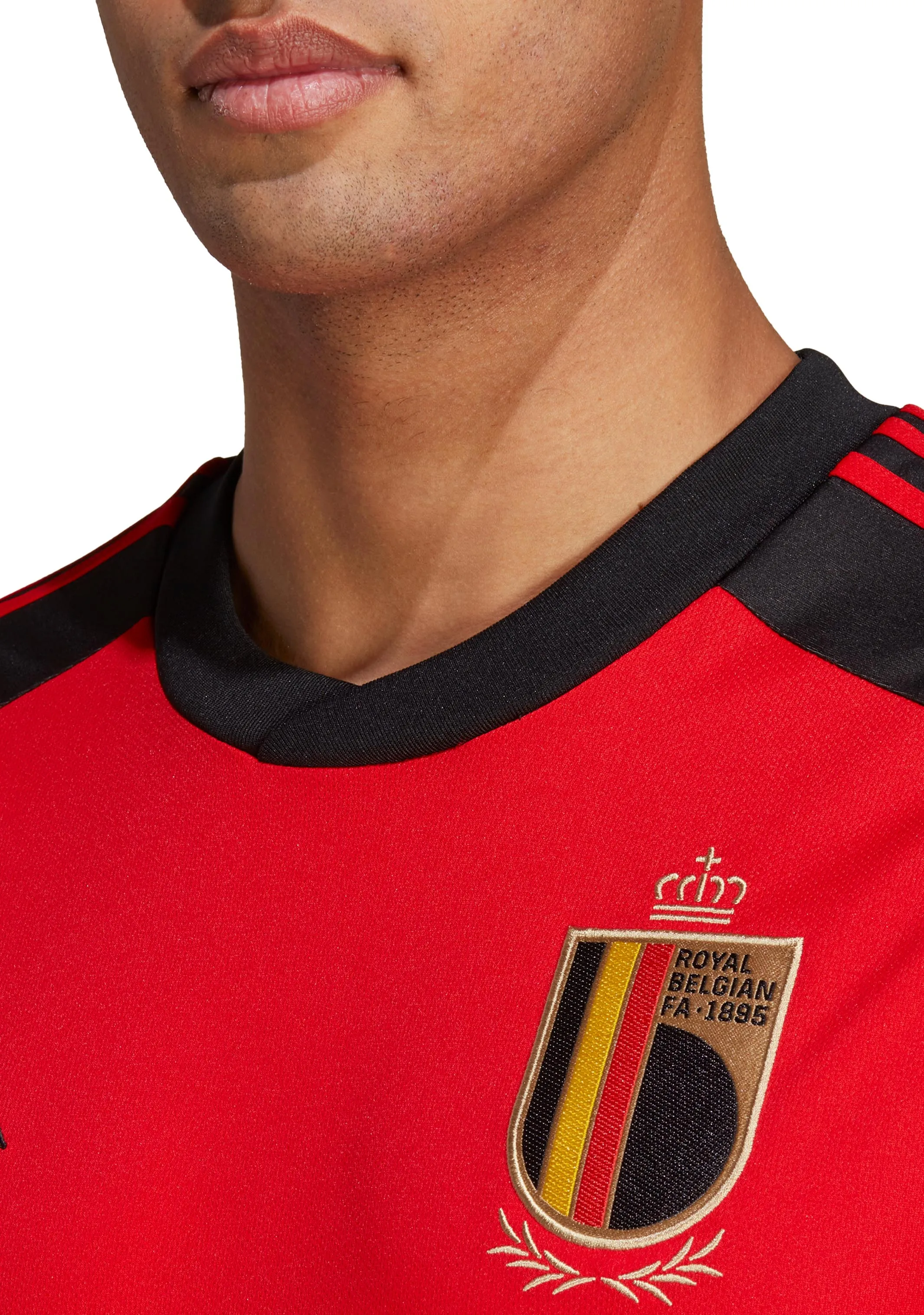 Adidas Mens Belgium Home Jersey <br> HD9412