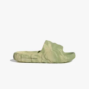 Adidas Originals | ADILETTE 22 SLIDES  { MAGIC LIME / ST DESERT SAND