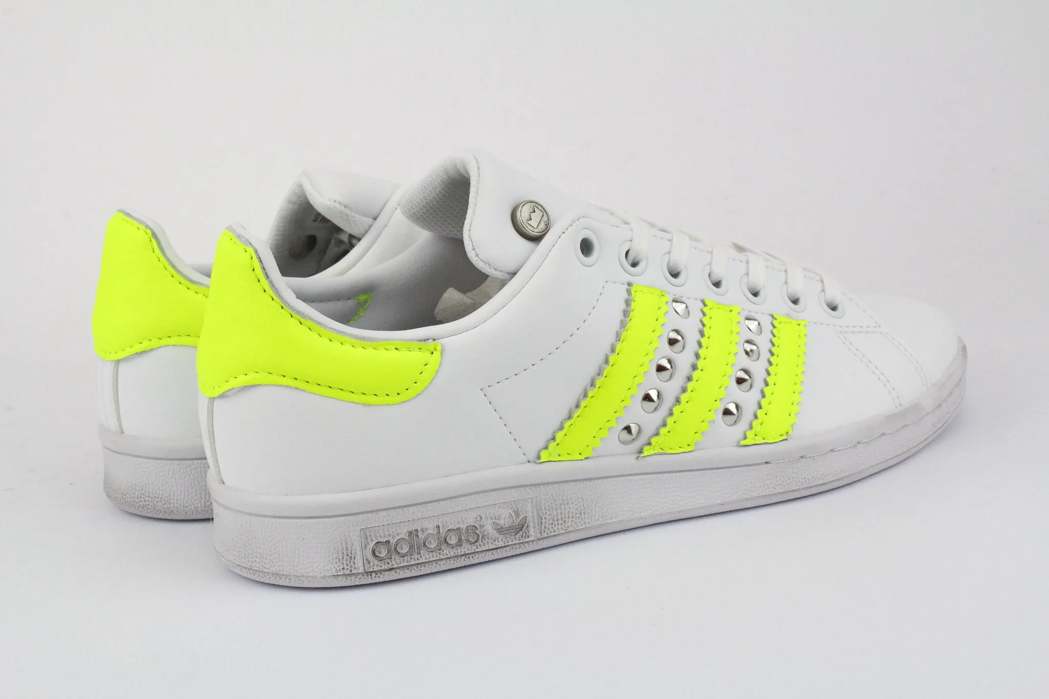 Adidas Stan Smith Yellow Fluo & Borchie