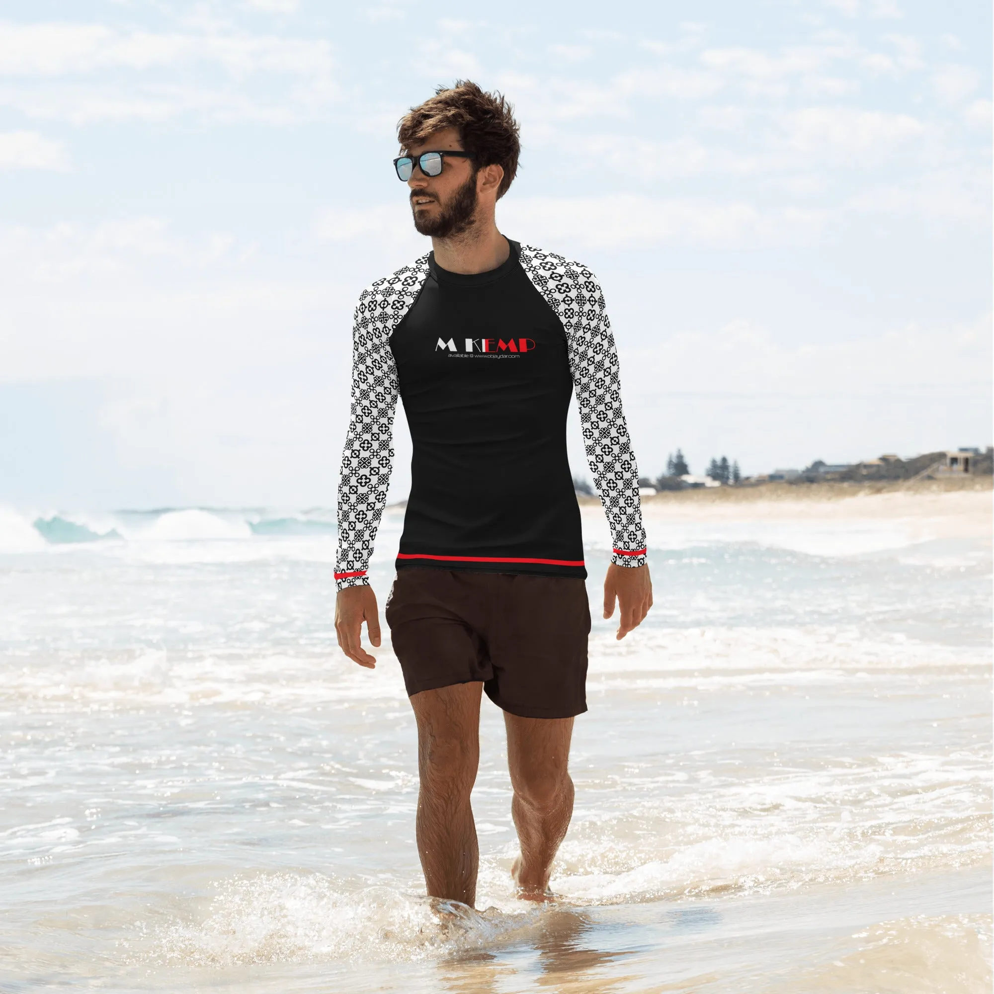 Adinkra Vibes Men's Rash Guard