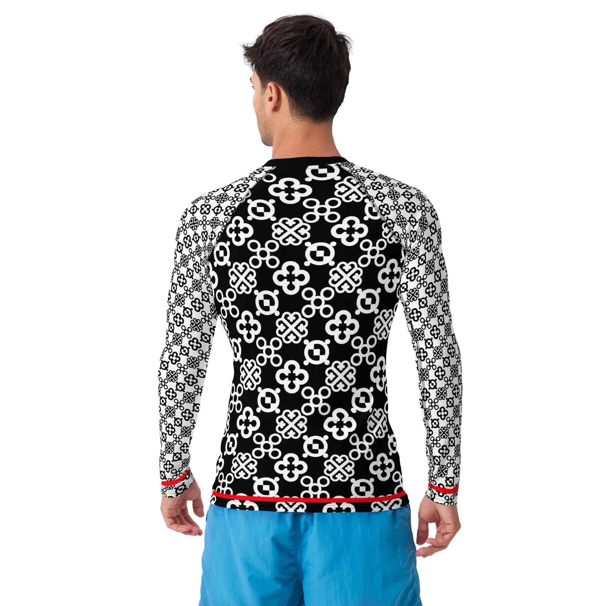 Adinkra Vibes Men's Rash Guard