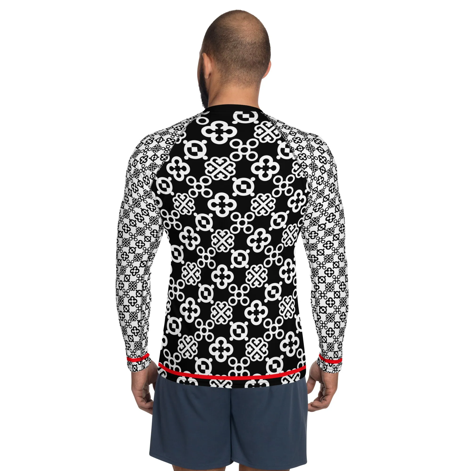 Adinkra Vibes Men's Rash Guard