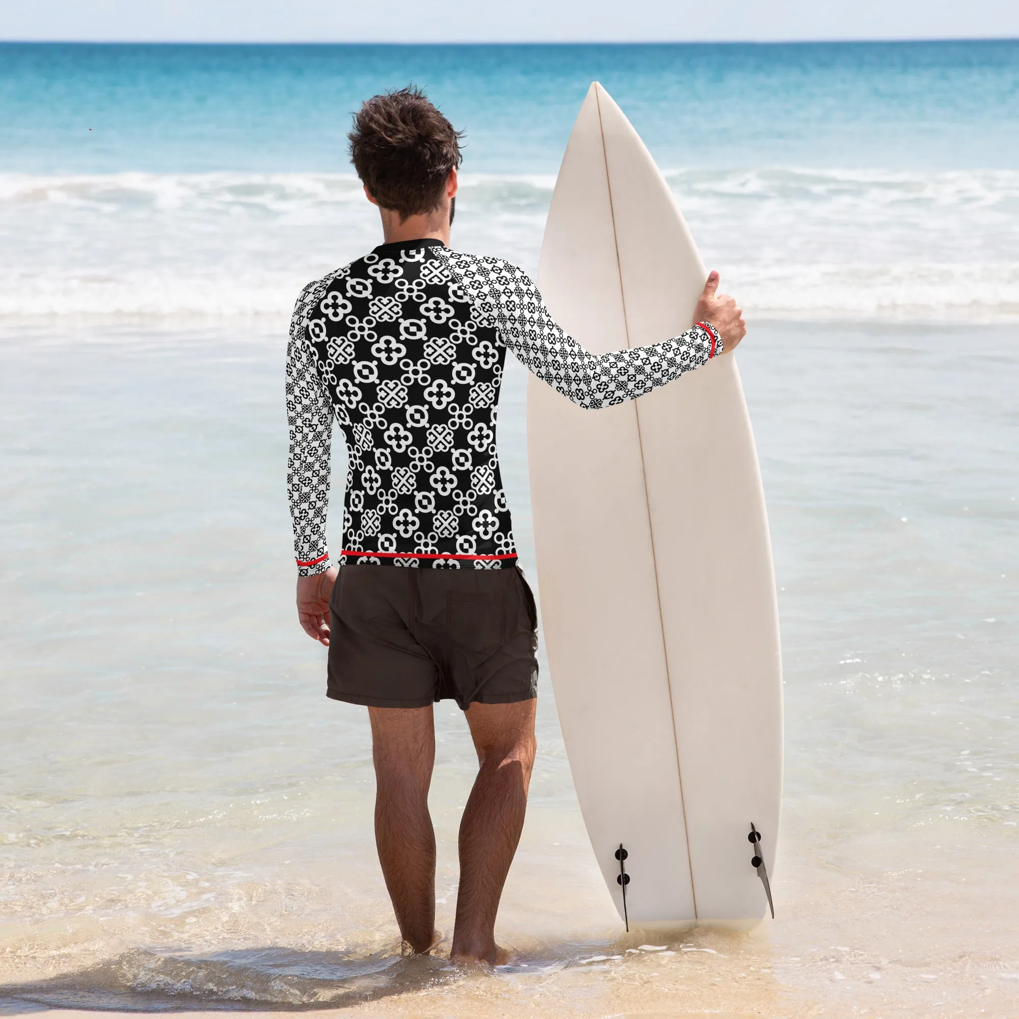 Adinkra Vibes Men's Rash Guard