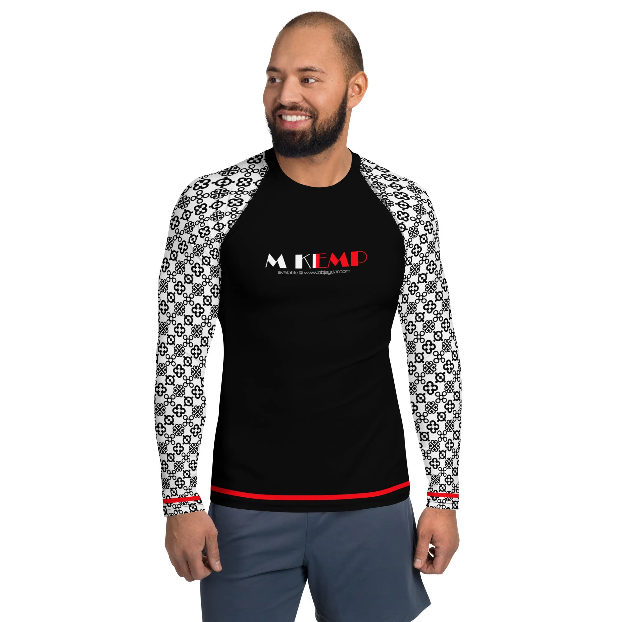 Adinkra Vibes Men's Rash Guard