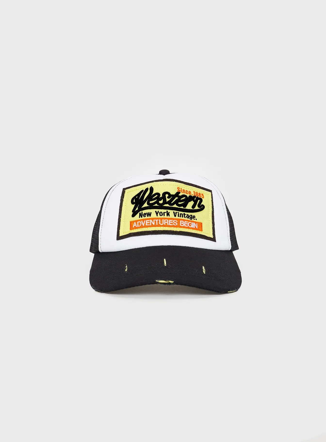 Adventures Trucker Hat Black