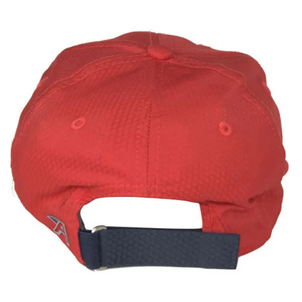 AHEAD Red/Navy Reverse Waffle Cap