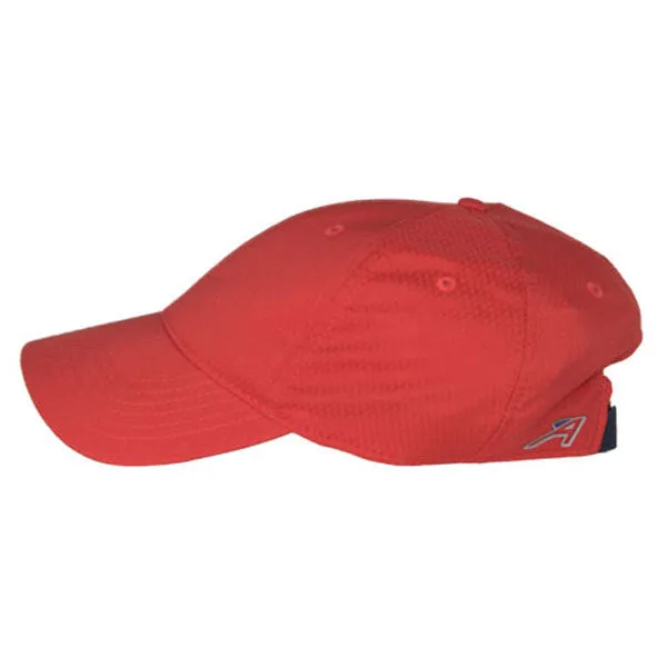 AHEAD Red/Navy Reverse Waffle Cap