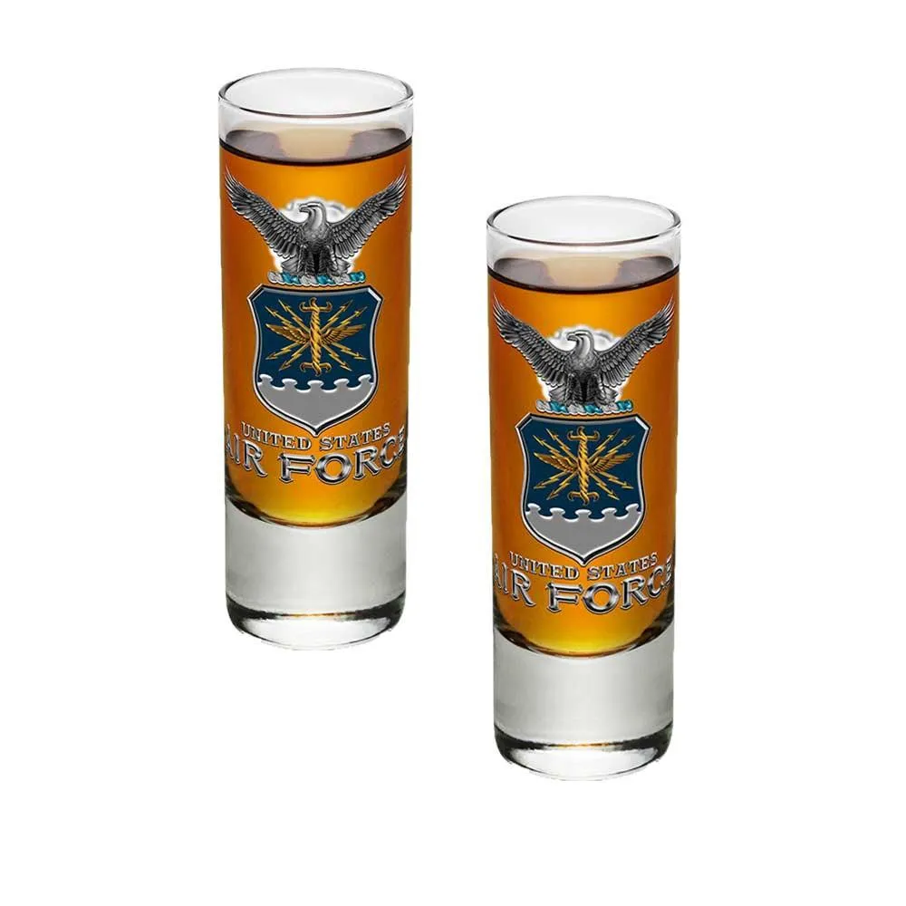 Air Force Missile Shot Glasses