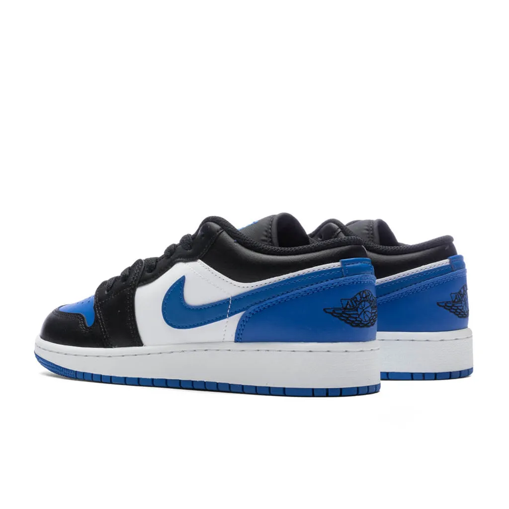 Air Jordan 1 Low (GS) - White/Royal Blue/Black