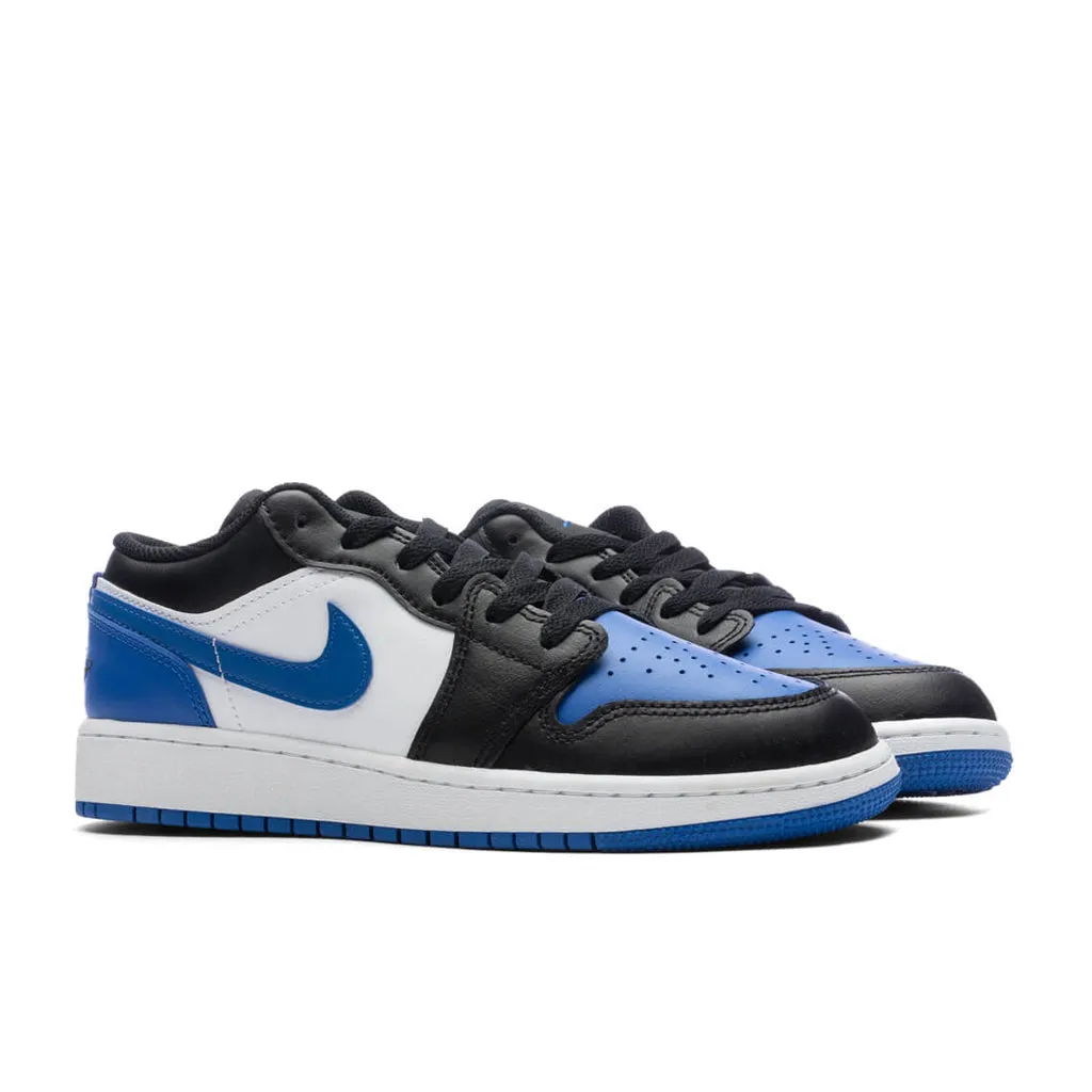 Air Jordan 1 Low (GS) - White/Royal Blue/Black