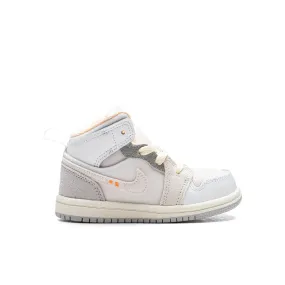 Air Jordan 1 Mid SE Craft (TD) - White/Neutral Grey/Phantom