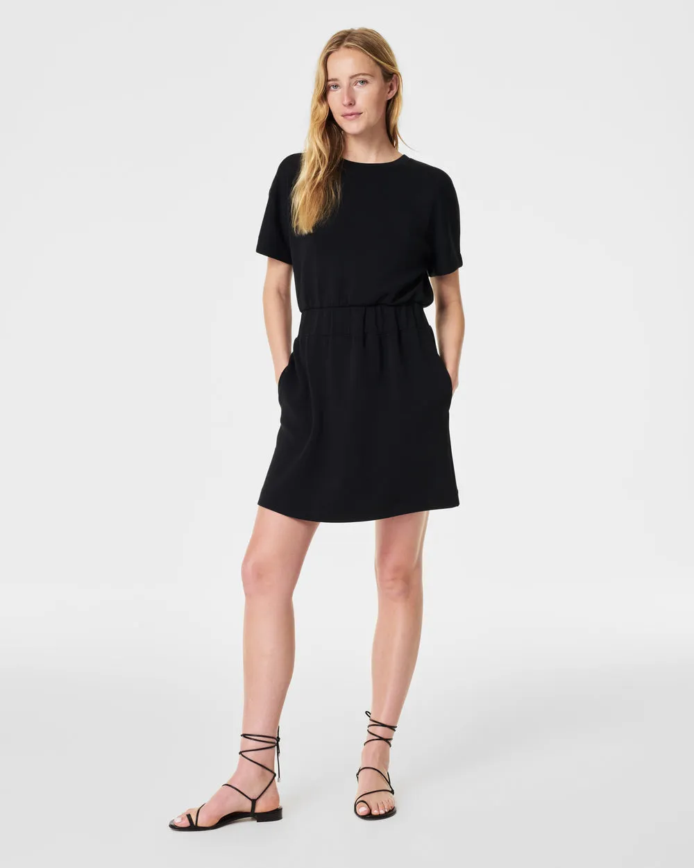 AIRESSENTIALS CINCHED T-SHIRT DRESS