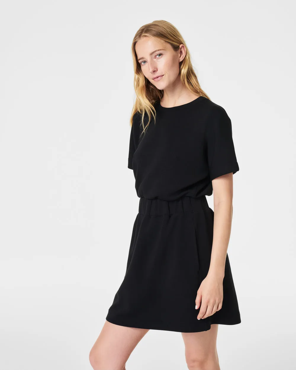 AIRESSENTIALS CINCHED T-SHIRT DRESS