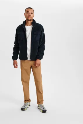 AKBO PILE JACKET - Sky Captain