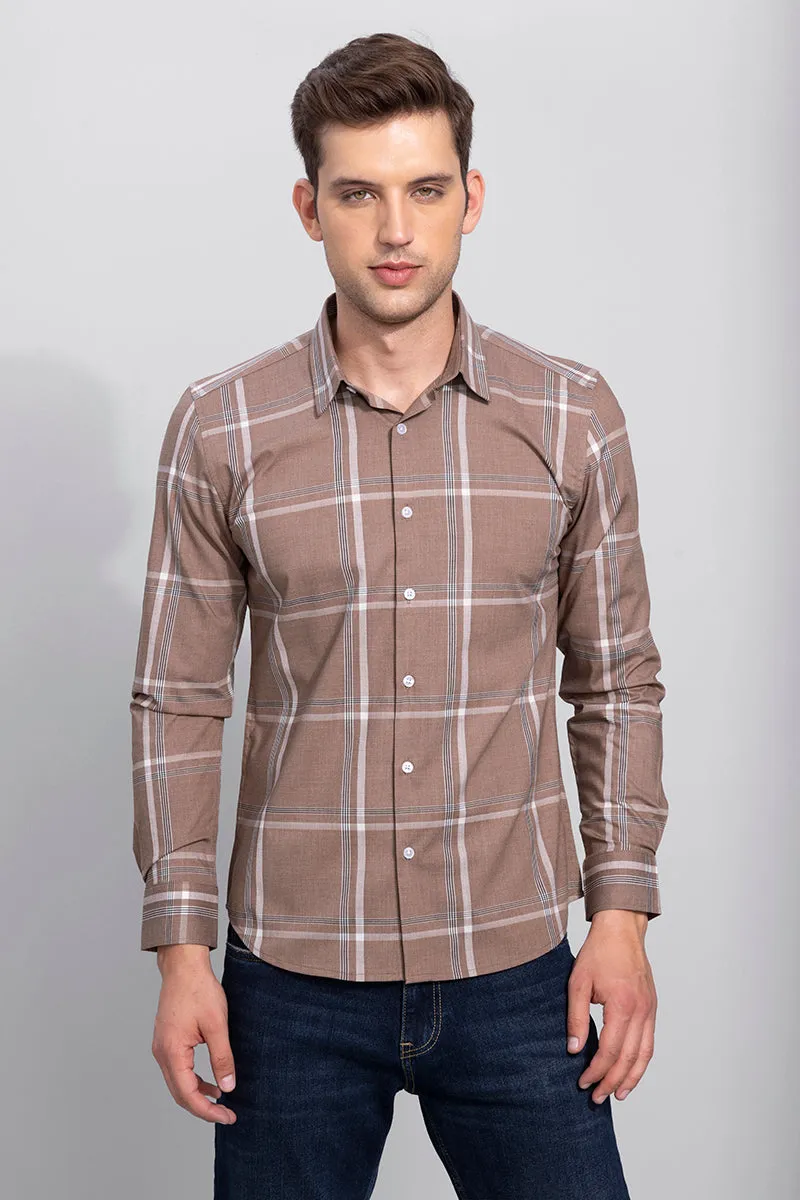 Aray Brown Melange Shirt