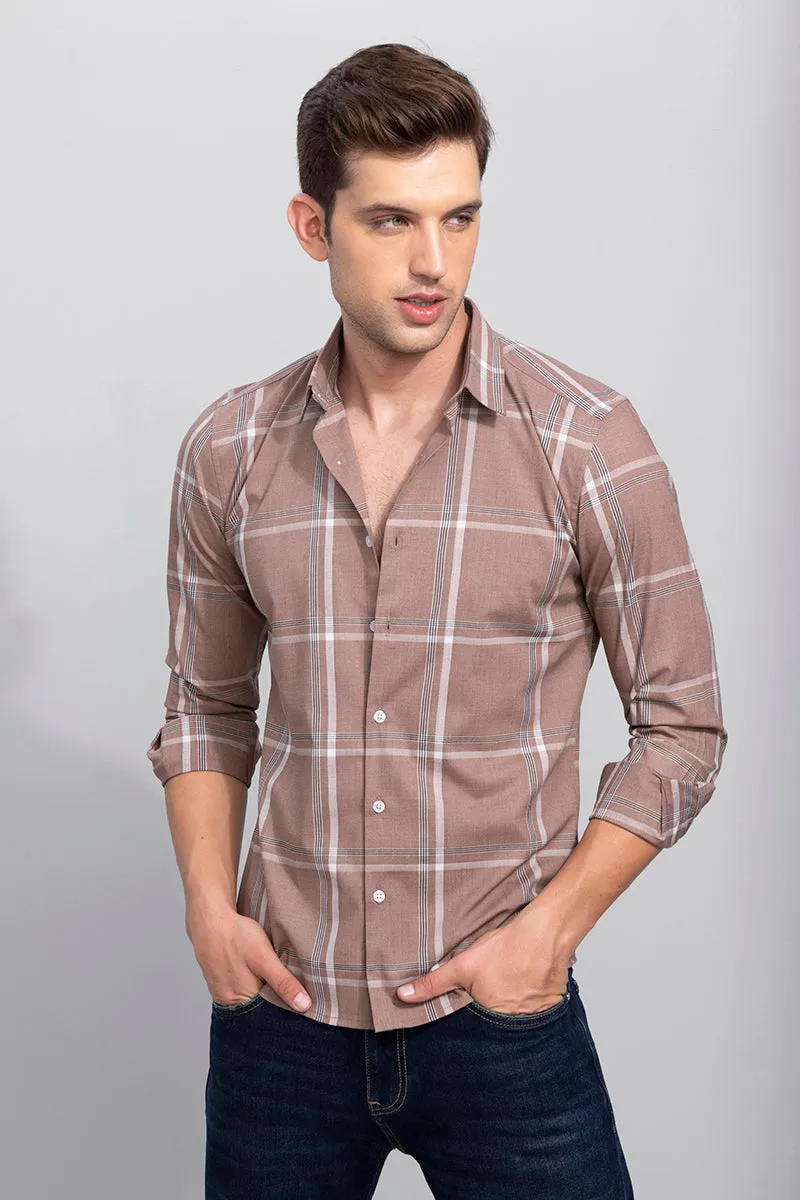 Aray Brown Melange Shirt