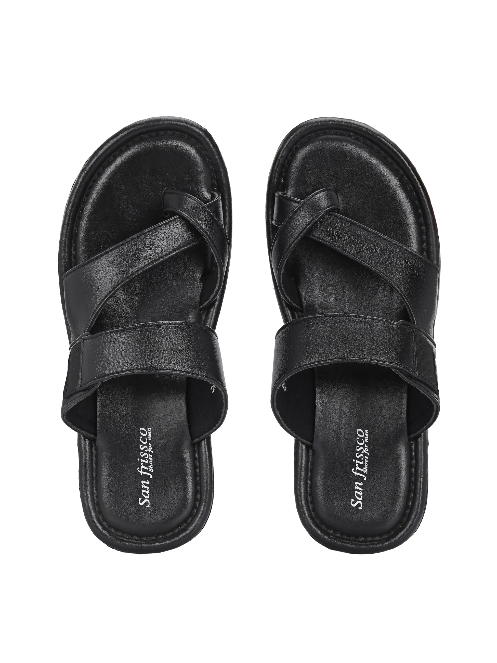 Artisan Black Comfort Slippers