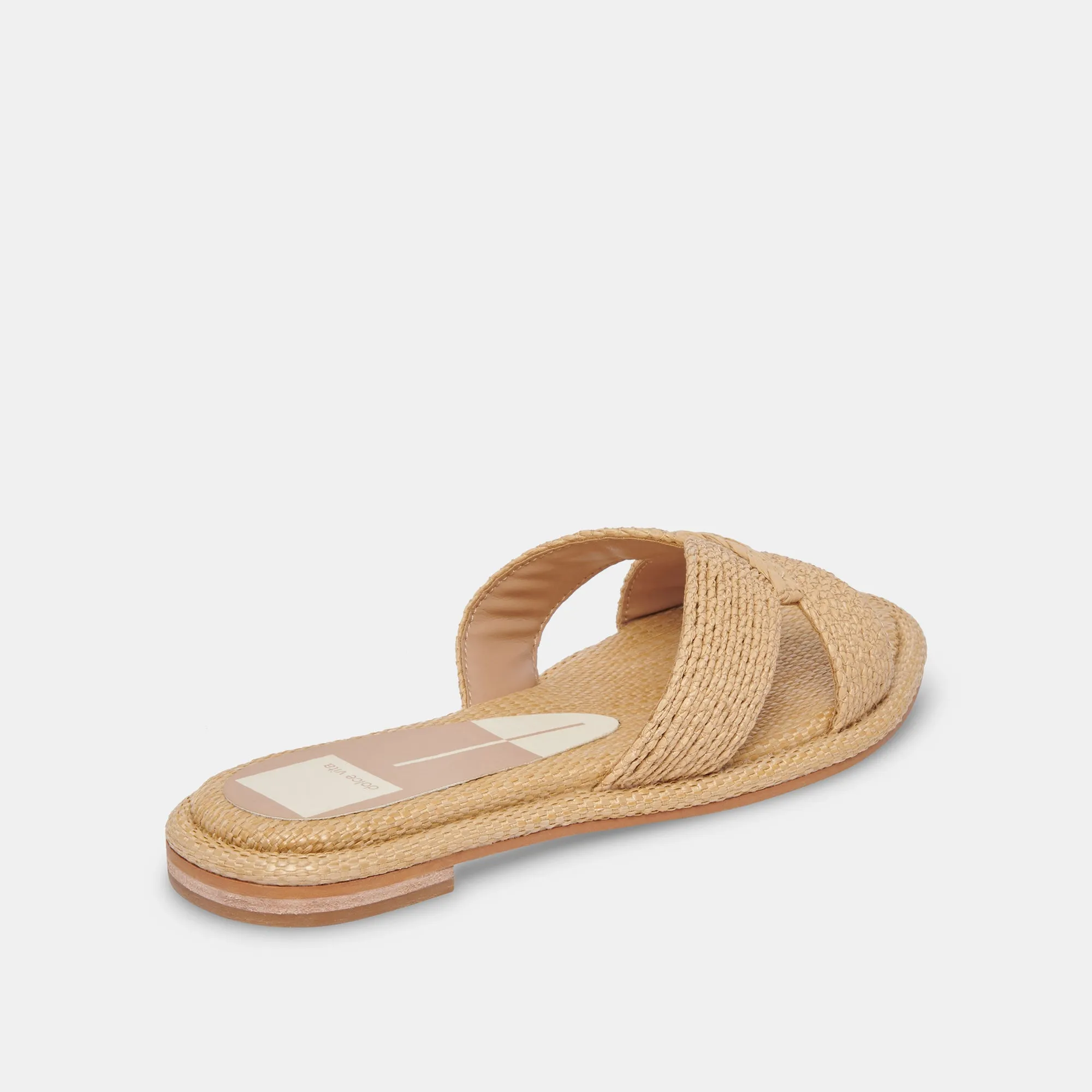 ATOMIC WIDE SANDALS LT NATURAL RAFFIA