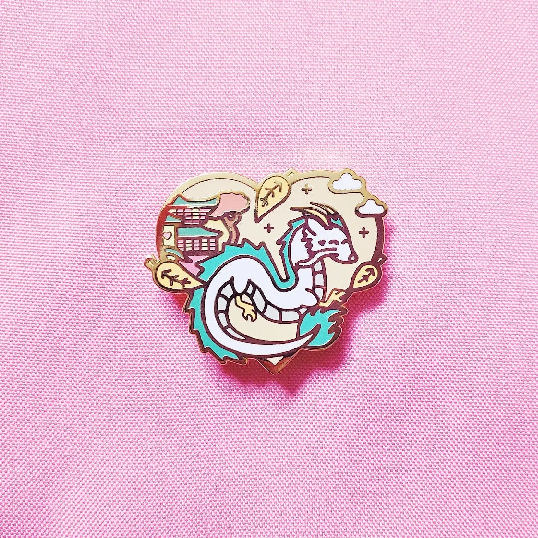 Autumn Haku Enamel Pin