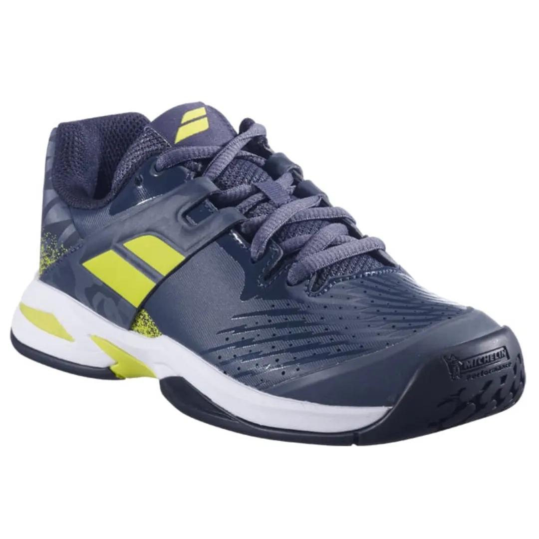 Babolat Propulse All Court Jr Tennis Shoes - Grey/Aero