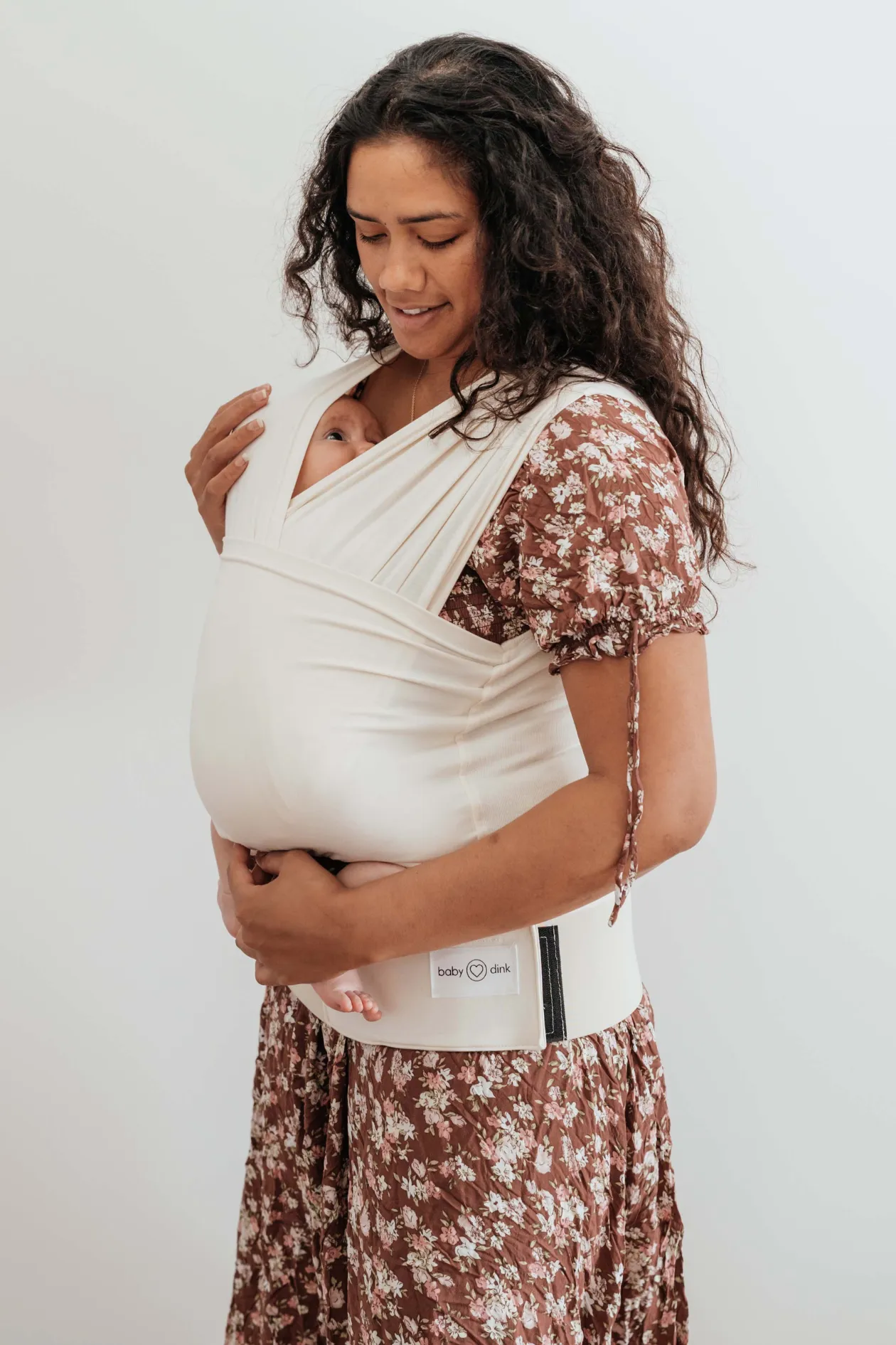 BabyDink Organic Newborn Baby Carrier - Sand