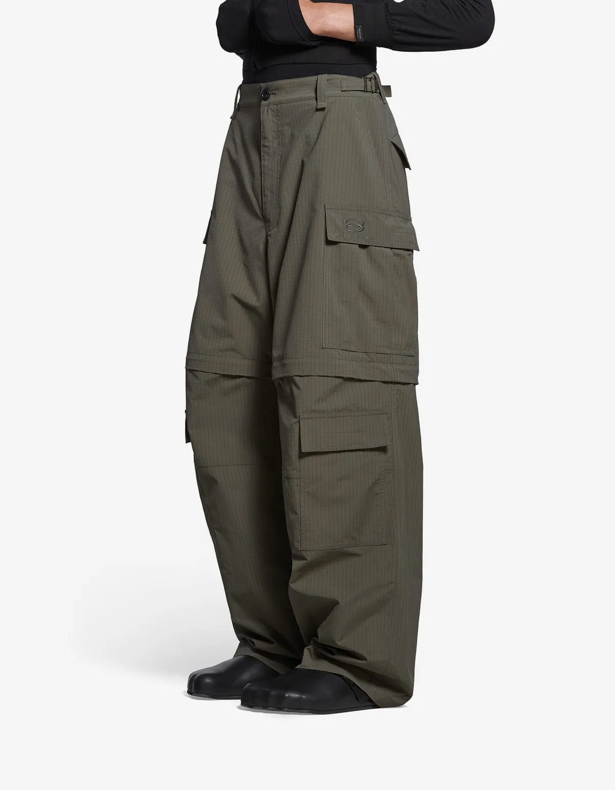 Balenciaga Green Unity Sports Icon Light Cargo Trousers