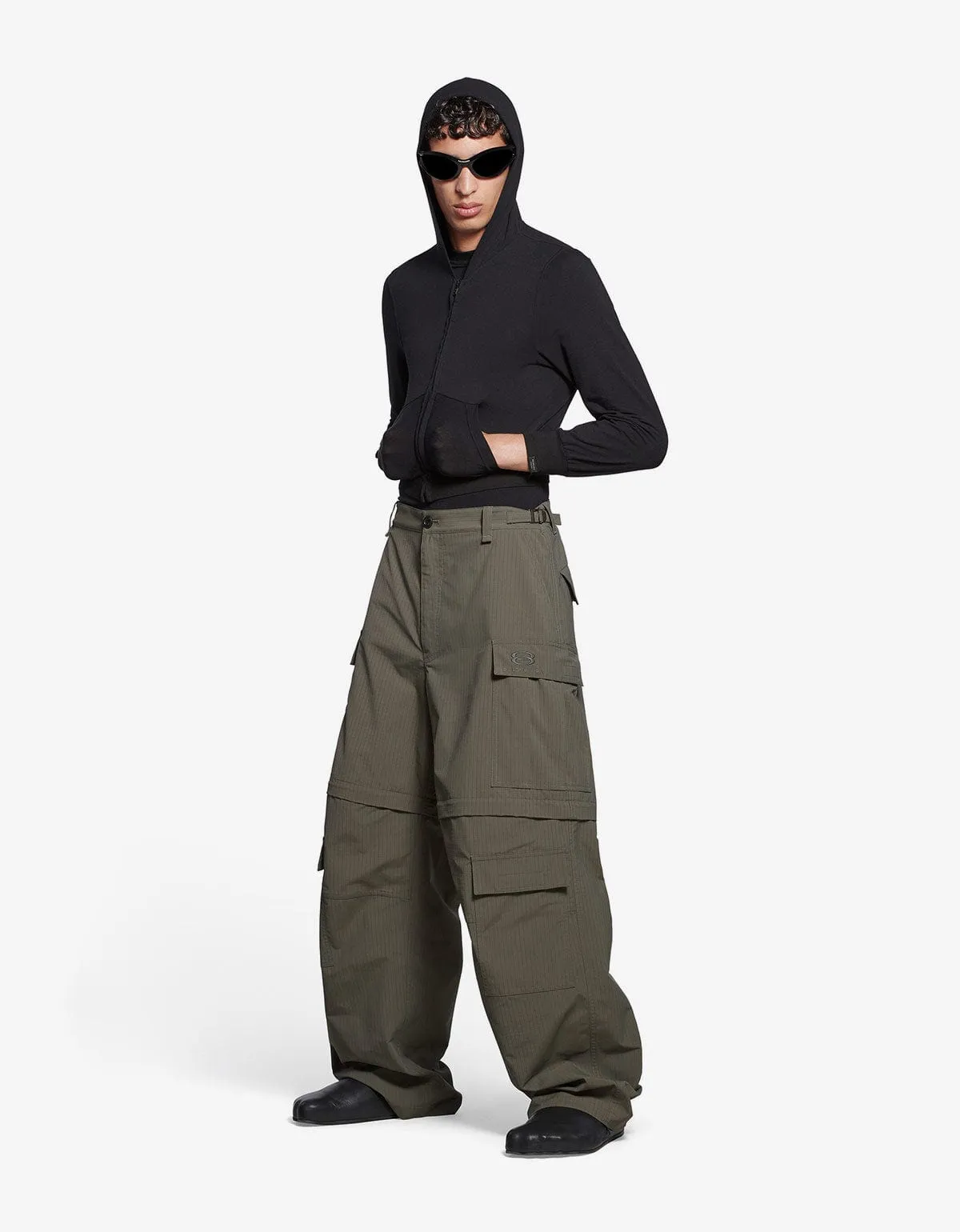 Balenciaga Green Unity Sports Icon Light Cargo Trousers