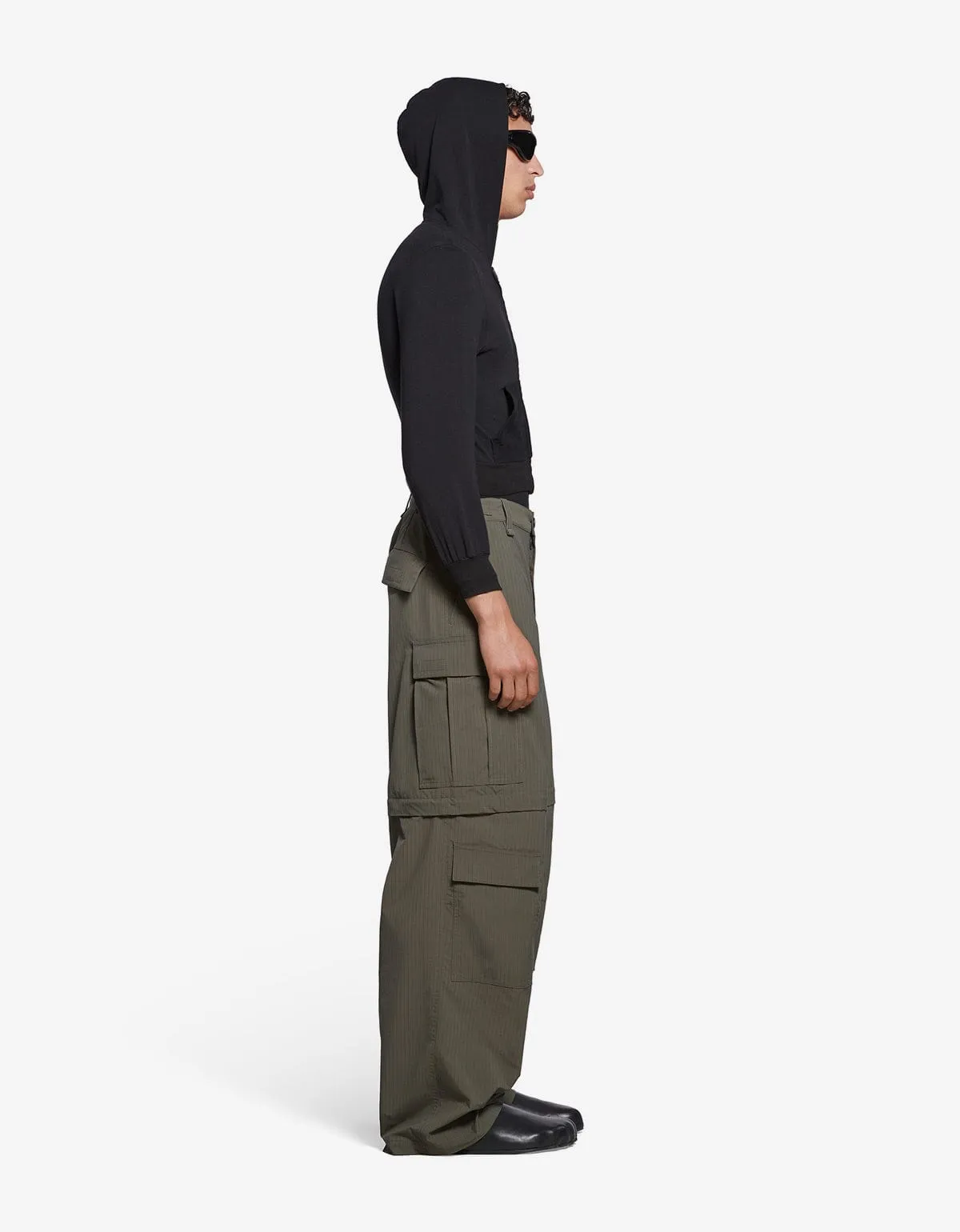 Balenciaga Green Unity Sports Icon Light Cargo Trousers