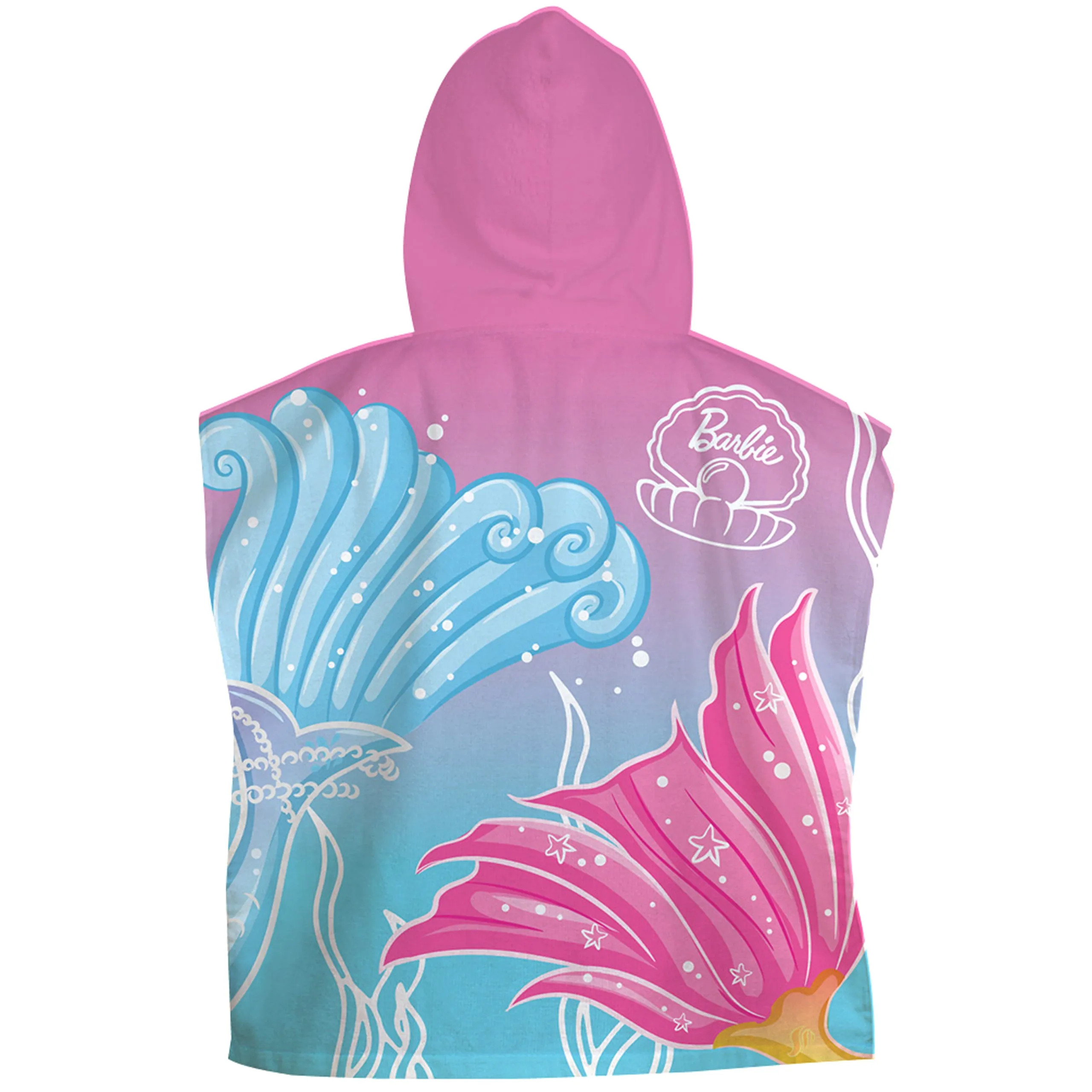 Barbie Mermazing Hooded Towel Poncho