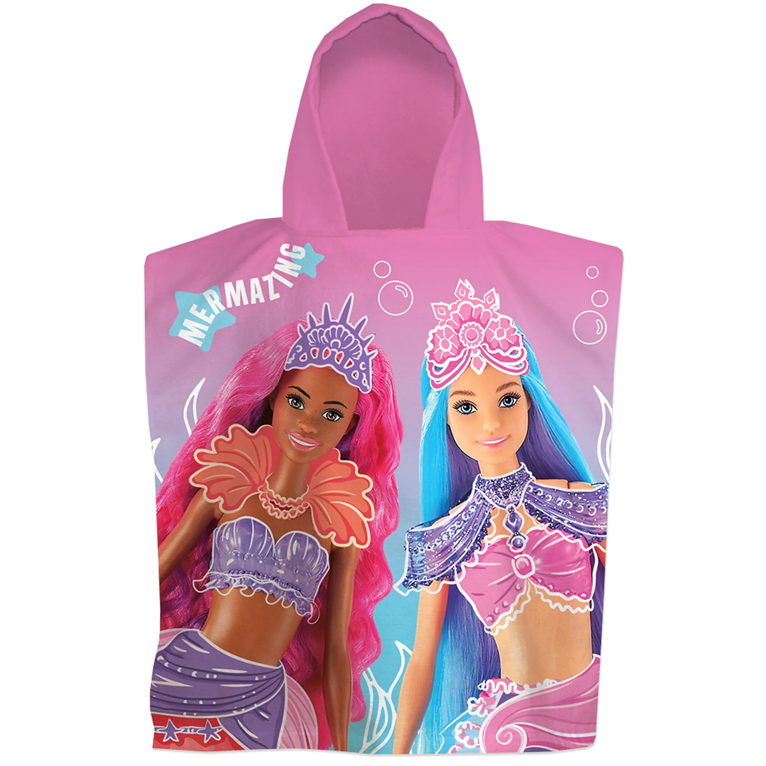 Barbie Mermazing Hooded Towel Poncho