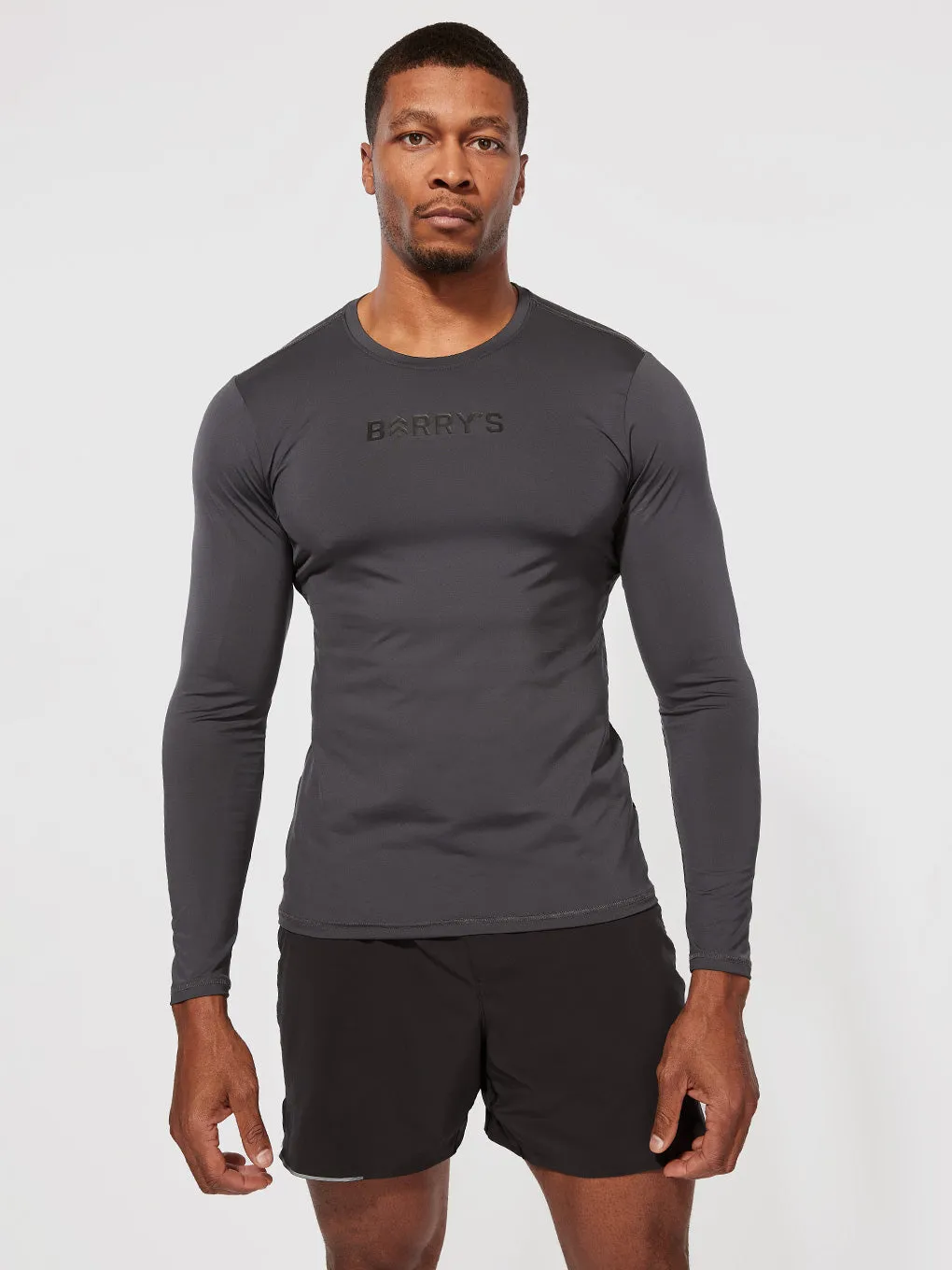 BARRY'S CONCRETE GREY LS PERFORMANCE TOP