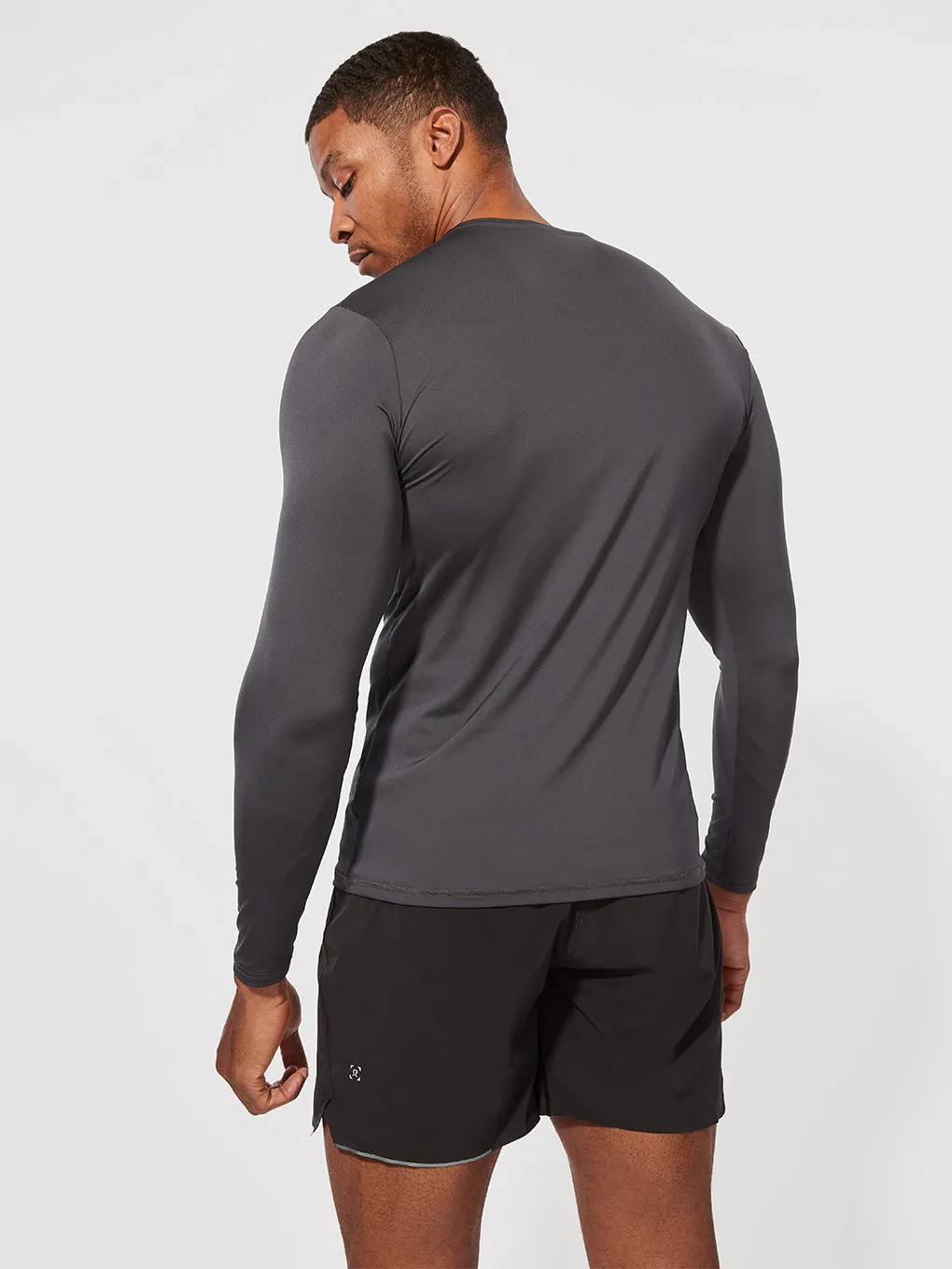 BARRY'S CONCRETE GREY LS PERFORMANCE TOP