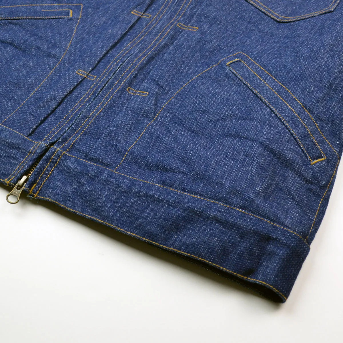 Battenwear - Zip Trucker Jacket - Broken Denim