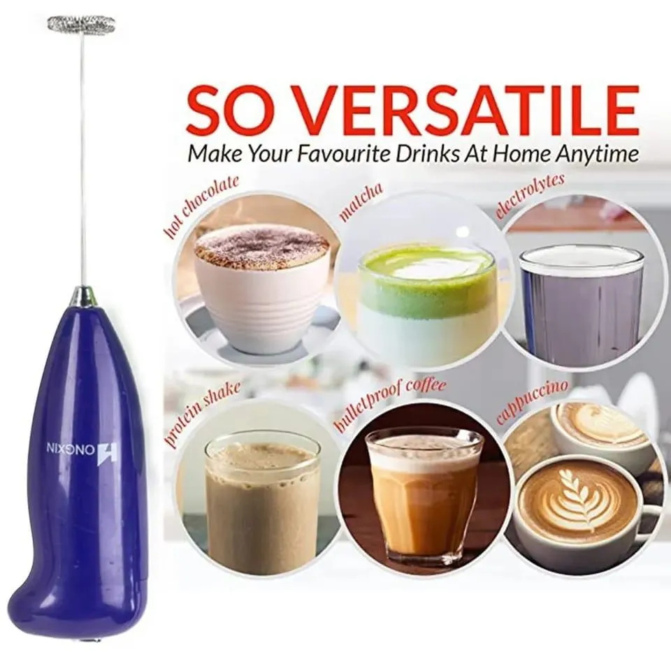 Battery Operated Handheld Coffee Beater Mixer And Whisker (random colors)