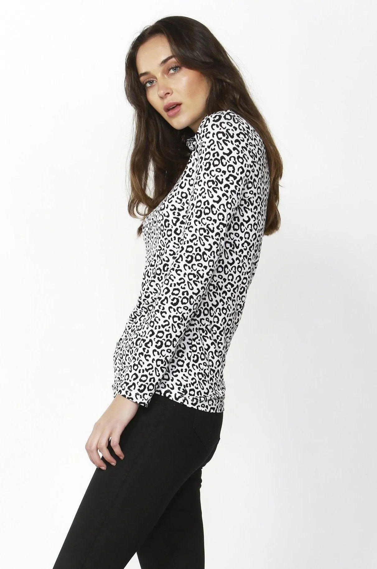 Betty Basics Glasgow Top in Snow Leopard