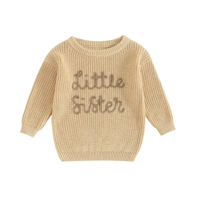 BIG SISTER/LITTLE SISTER Knitted Sweater